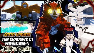 Ten Shadows AGITO Update Piercing Water Big Nue and More inside Minecraft Jujutsu Kaisen [upl. by Bette576]