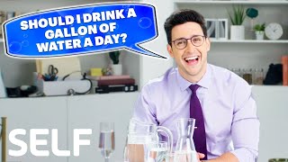 Doctor Mike Answers How Much Water Should You Drink a Day  SELF [upl. by Htiderem]