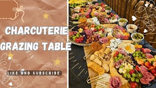 Charcuterie grazing table for 100 people [upl. by Elahcim]