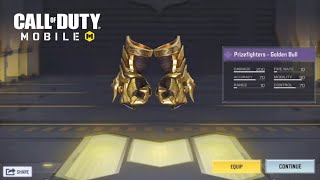 HOW TO GET FREE PRIZEFIGHTER  GOLDEN BULL IN COD MOBILE [upl. by Tonkin]