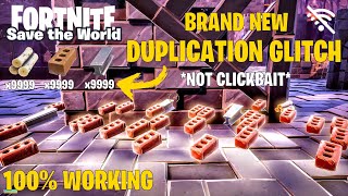 WORKING Duplication Glitch in Fortnite Save The World [upl. by Lilyan158]