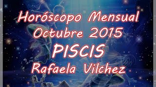 Horóscopo Mensual Piscis Octubre 2015 [upl. by Annaik]