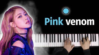 BLACKPINK – Pink Venom Romanized lyrics● karaoke  PIANOKARAOKE ● ᴴᴰ  SHEETS amp MIDI [upl. by Assetal]