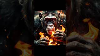 Bull and fire or Monkey and Fire Combination edit fire ytshorts wallpaper ai video venom3 [upl. by Repinuj377]