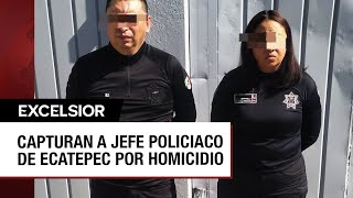 Caen dos policías de Ecatepec por cometer homicidio [upl. by Sybille]