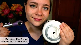 Detailed Ear Examination Tons of Ear Palpation Otoscope Indication Trigger 🩺 ASMR Medical RP [upl. by Aseretairam]