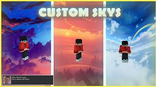 Top 10 best custom sky overlays for mcpe 120 🔥😍 Download link 🔗 [upl. by Ahsym592]