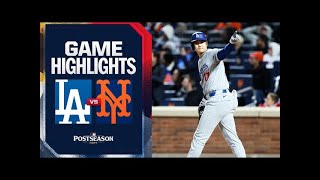 Mets vs Dodgers NLCS Game Highlights mbl mets dogers [upl. by Aniluap424]