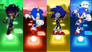 Team Sonic Sonic Exe 🆚 Sonic 🆚 Sonic Exe 🆚 Sonic Tiles Hop EDM Rush  sonicexe sonic exe [upl. by Amsed754]