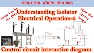 Isolator electrical operation Part 3 Interactive control circuit diagram  Hindi [upl. by Jak528]