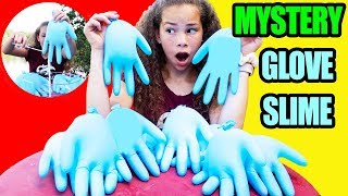 Mystery Glove Slime CHALLENGE [upl. by Eltrym]