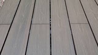 Composite Decking  composite deck  newtechwood ultrashield walmut customer installation [upl. by End620]