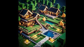 Minecraft Creative 28  Vakantiehuisjes voor mijn vakantiepark [upl. by Oakes586]