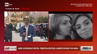 Strage familiare a Nuoro uccide moglie e due figli  Ore 14 del 25092024 [upl. by Oirtemed]