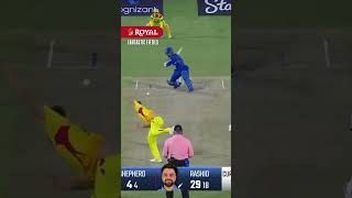 An extremely clutch royal fantastic 5️⃣0️⃣ from Rashid Khan MLC  T20  RoyalFantasticFifty [upl. by Dragon]