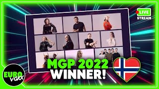 SUBWOOLFER wins MGP 2022 REACTION  Norway Eurovision 2022 [upl. by Eihtak]