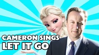 David Cameron singing Let It Go by Idina Menzel Disneys quotFrozenquot [upl. by Danita39]