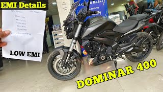 Bajaj Dominar 400 Bs6 On Road Price 2024  Dominar Bike Price Detail  💰 Loan Details🔥EMI  Finance [upl. by Gerstner]