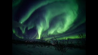 Aurora vacation  Virtual tour 360 Abisko Sweden  Lights over Lapland AB [upl. by Eldwun339]