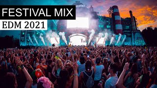 EDM FESTIVAL MIX 2021  Party Electro Rave Music [upl. by Nimra]