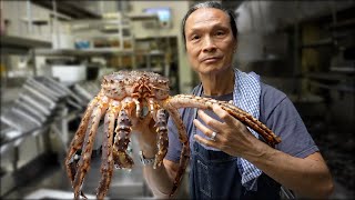 Iron Chef Dad Cooks Massive King Crab [upl. by Leeanne]