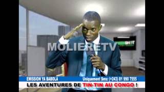 EMISSION YA BABOLA  LES AVENTURES DE TIN  TIN AU CONGO [upl. by Ellery875]