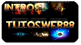 Intros editables de Sony vegas y vegas pro tutorial [upl. by Maya]