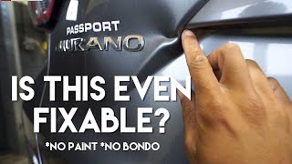 Inside the Dent Vlog 004  SUPER SHARP Dent Repair  Nissan Murano [upl. by Nnyllaf]