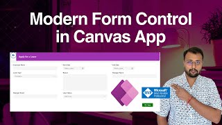 Modern Form Control in Power Apps Canvas App [upl. by Nitsug245]