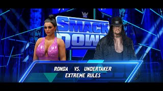 Ronda vs Undertaker  WWE SmackDown Extreme Rules Live Match [upl. by Hogle257]