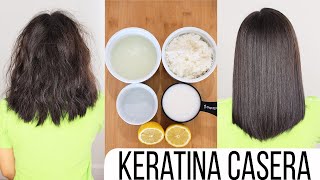 Cabello Lacio De Forma Natural Con Maizena  KERATINA CASERA [upl. by Evania]