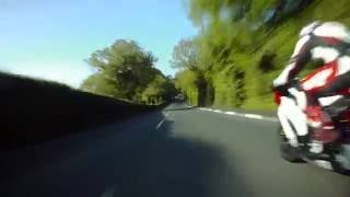 John McGuinness TT 2016 onboard Superbike Qualifying [upl. by Louise387]