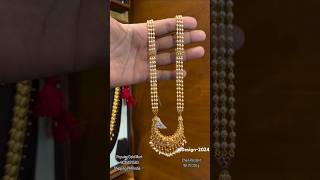 Latest pearl necklacegoldnecklacelongharampearljewelry [upl. by Eniac]