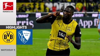 Borussia Dortmund  Bochum  42  Zusammenfassung  Bundesliga 202425 [upl. by Relyk]