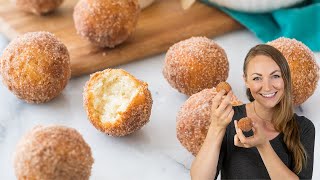 Fried Donut Holes Made without Yeast [upl. by Ahsienal567]