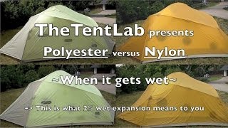 RugRat nylon vs polyester when wet video [upl. by Havot998]