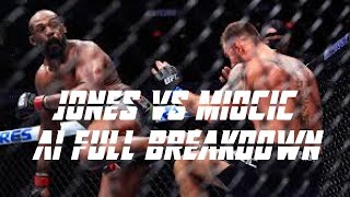 Jones Vs Miocic AI Full Breakdown [upl. by Ativel60]