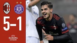 Mission accomplished we are through AC Milan v Austria Vienna 51 [upl. by Adnohser]