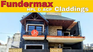 fundermax exteriorfundermax exterior wall claddingfront elevation designluxury house in amritsar [upl. by Lauree]