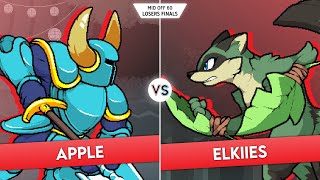 Apple Shovel Knight vs elkiies Maypul  Mid Off 60 Losers Finals [upl. by Oedama]