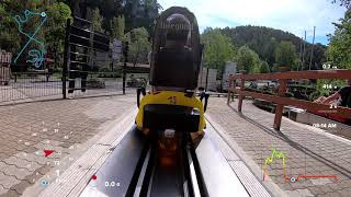 Sommerrodelbahn Pottenstein Rodelbahn Bayern Deutschland Frankenbob Onride GPS [upl. by Oxford]