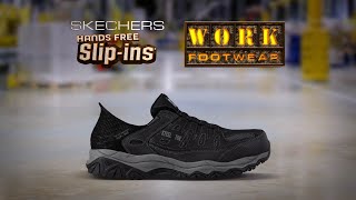 Skechers Work Safety Toe Hands Free Slipins® Commercial [upl. by Koal614]