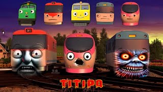 TITIPO TITIPO FRIENDS CARTOON TEBAK GAMBAR KERETA TITIPO [upl. by Adlesirg]