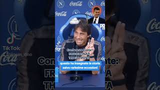 ⚽️Conte in conferenza Frecciatina a Thisgo MOTTA 🏹💙conte sscnapoli [upl. by Eniamrej]