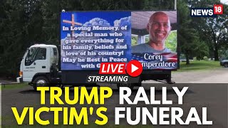 Corey Comperatore Funeral Live  Trump Rally Victim Corey Comperatores Funeral  Donald Trump N18G [upl. by Sutit834]