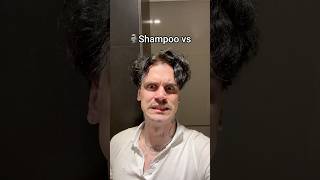 SHAMPOO🗿 VS NO SHAMPOO☠️shampoo hair hairstyle difference shelove [upl. by Nola]