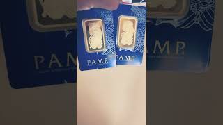 Part 2  Costco two 1 Oz PAMP Veriscan Gold Bars shopping shorts [upl. by Ailaroc]