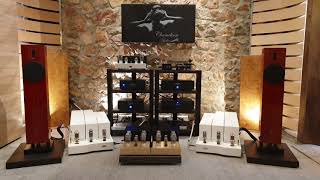 Exotic Audio Design amplifiers plus Sigma Acoustics M8 speakers [upl. by Ariada617]