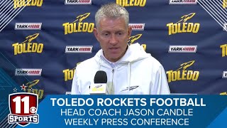 Toledo football Jason Candle Week 9 press conference [upl. by Tteragram]