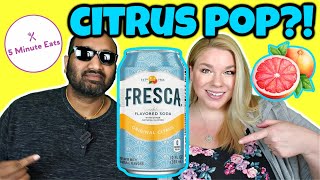 Fresca Sparkling Flavored Soda Original Grapefruit Citrus Review [upl. by Frulla597]